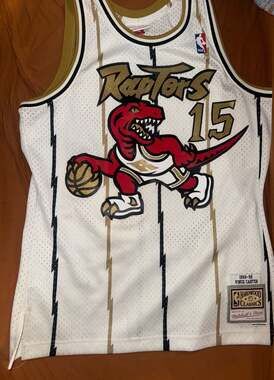 Mitchell & Ness VinceCarterTorontoRaptors 1998-99 Hardwood Classics Swingman Jer